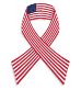 America Flag Ribbon